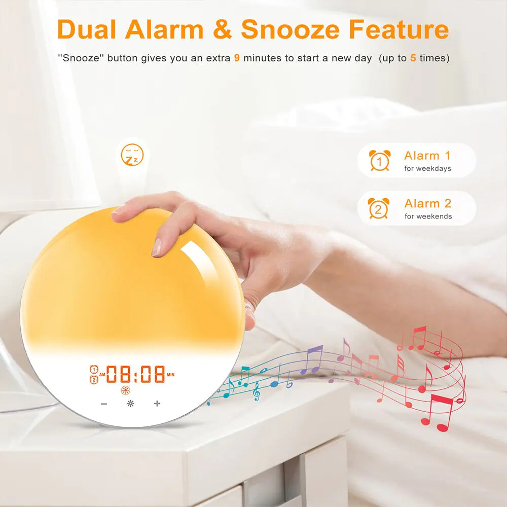 Digital Nightlight Bedside Clock