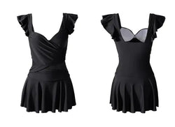 Stylish Open-Chest Short Dress