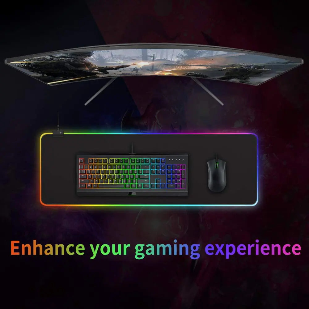 Waterproof LED Gamers Mouse Pad 