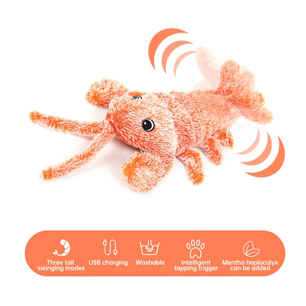 Jumping Shrimp Playful Cat Toy