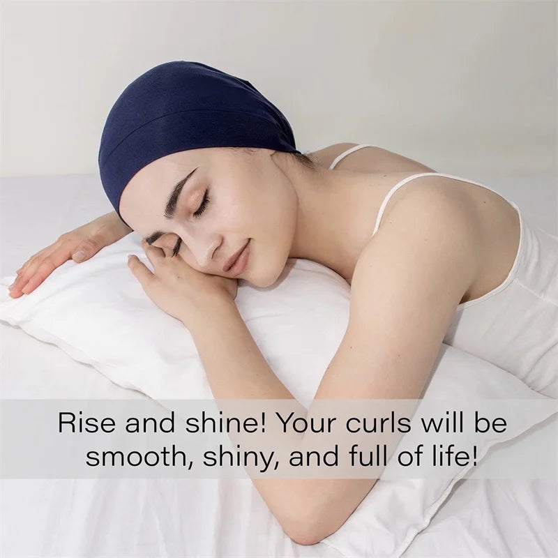 Stretchable Satin Sleep Bonnet