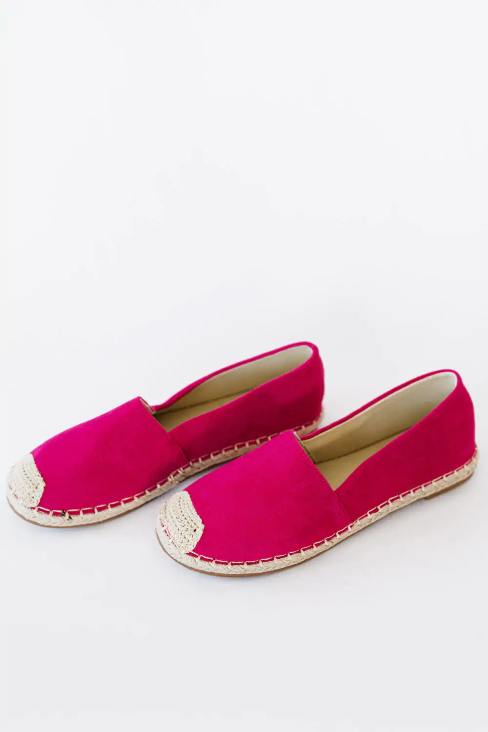 Casual Fuchsia Espadrille Shoes