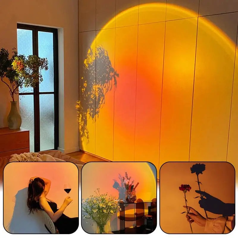 Sunset Projection LED Room Lamp