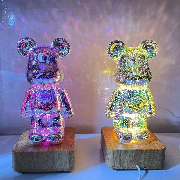  Fireworks Bear Lamp