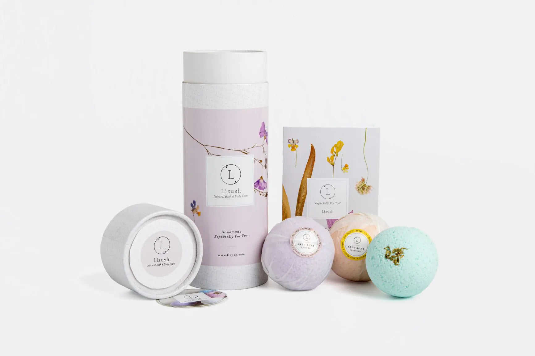 Natural Bath Bombs Spa Gift Set