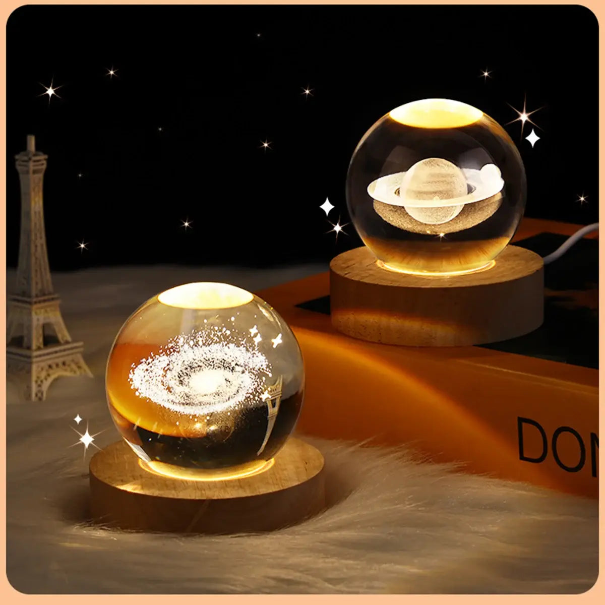 Galaxy 3D Crystal Ball Lamp