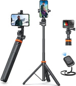 Adjustable Tripod with Remote for Phones