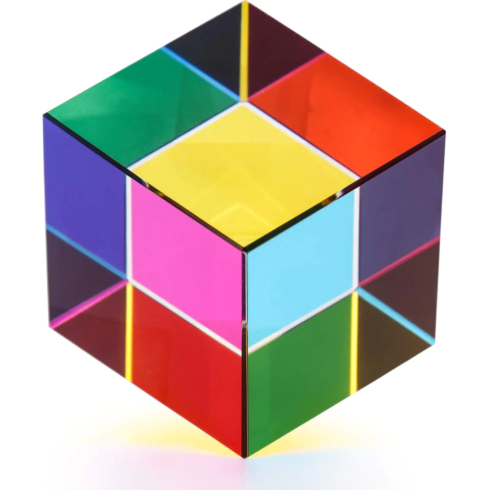 Colour Spectrum Cube Prism