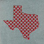 Texas Hearts Casual Fashion T-Shirt