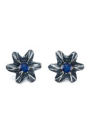 Bloom Handcrafted Sapphire Earrings