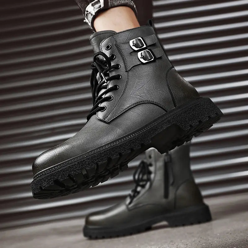 Top Quality  Ankle Leather Boots