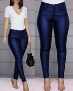 Slim Silhouette Pencil Pants