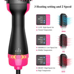 Multifunctional Hot Air Hair Roller Straightener Brush