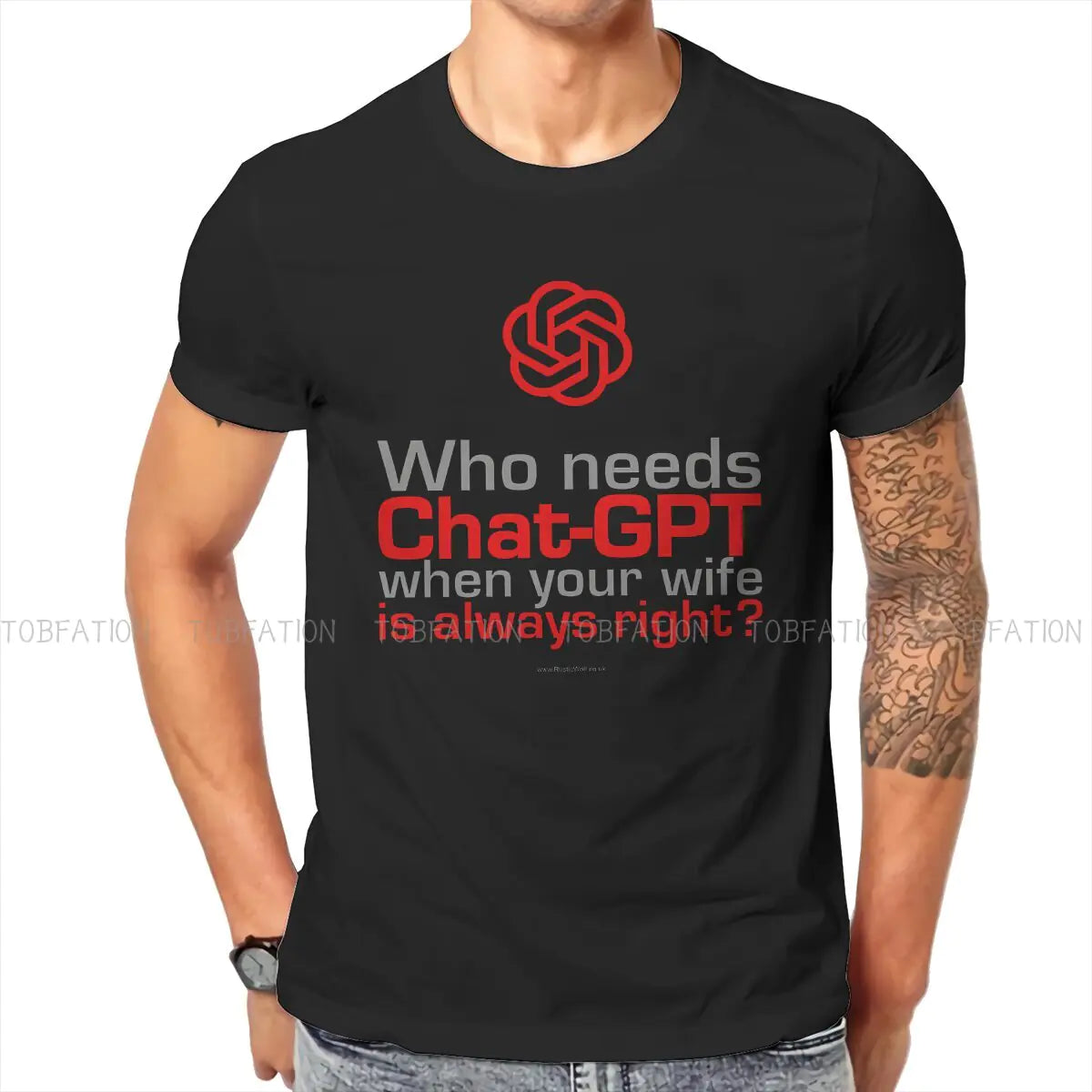 Wife Hip Hop Chat GPT T-Shirt
