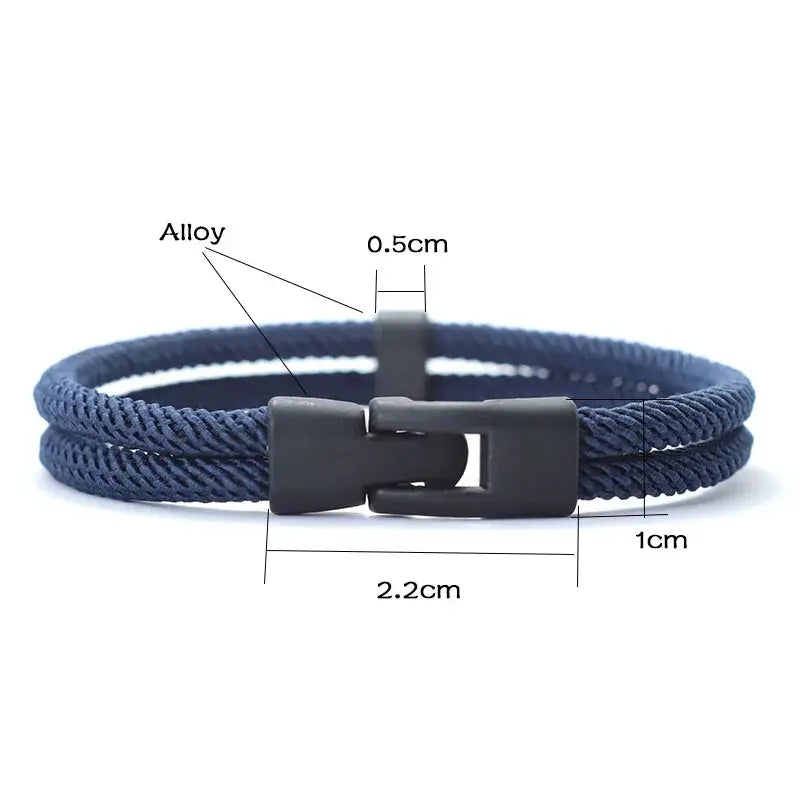 Men's Double Layer Fashion Bracelet