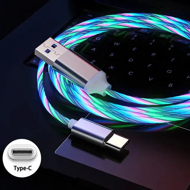 Glowing LED 3-in-1 Charger Cable