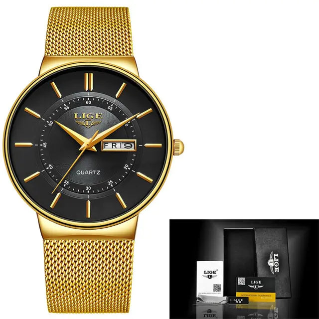 Men's Top Brand LIGE Luxury Watch