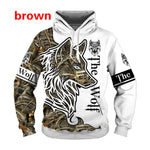Men's Animal Print Casual Sweatshirt