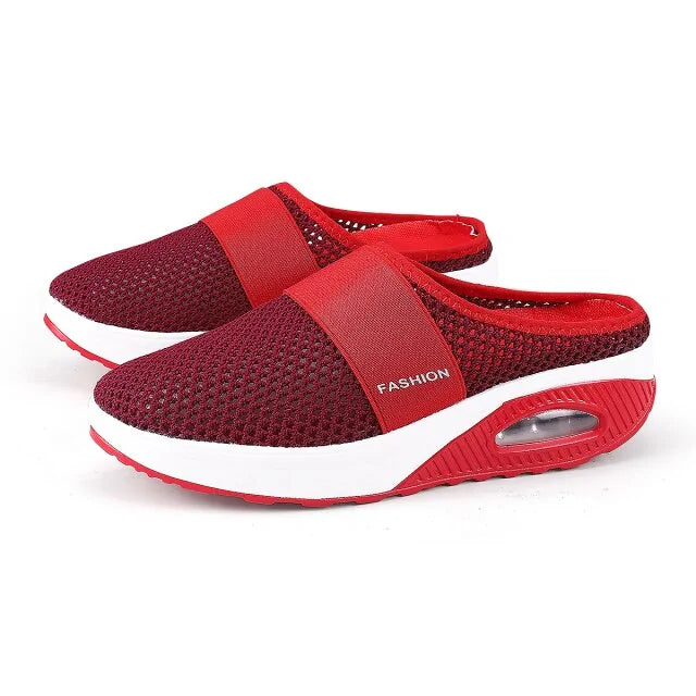 Lightweight Walking Shoes Slip-On Mesh Sneakers Trainers