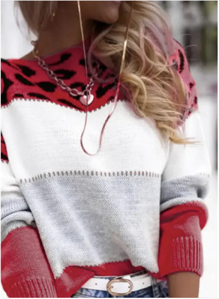 Chic and Bold: Leopard Print Sweater