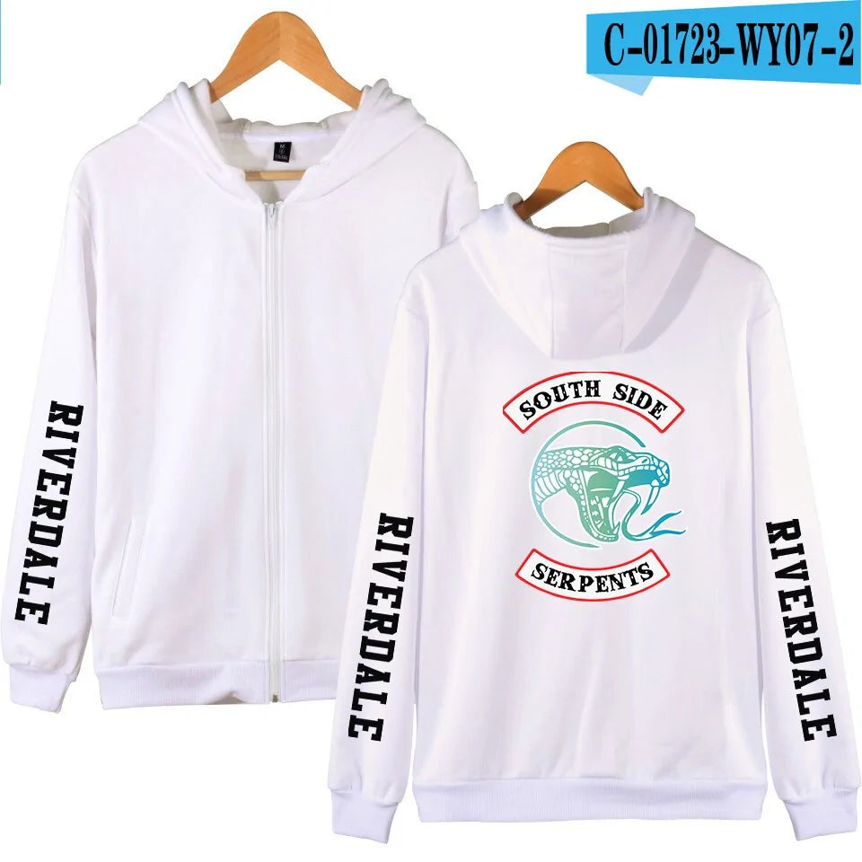 Riverdale Print Zipper Hoodie