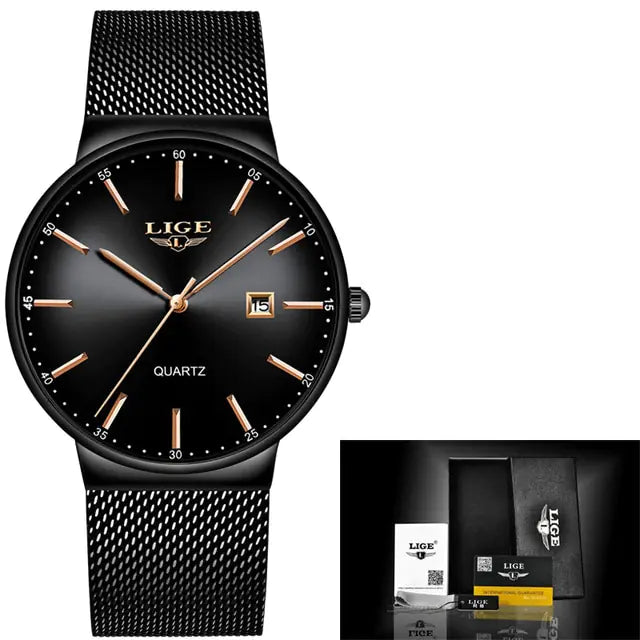 Men's Top Brand LIGE Luxury Watch