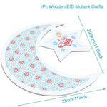 Islamic Holy Month Wooden Platter