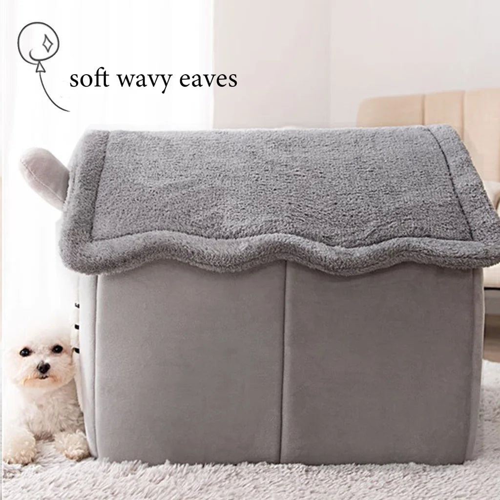 Foldable Pet Sleeping Bed House