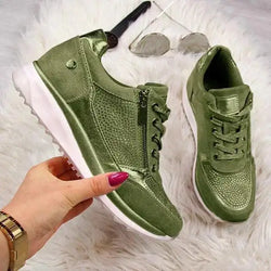 Women's Trendy Suede Shoes Trainers 