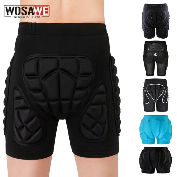 Shock Absorbing Hip Protection Biking Shorts