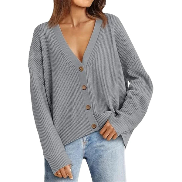Ladies Casual Button-up cardigan