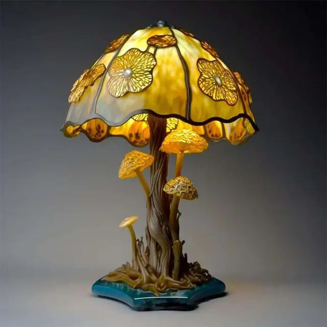 Stained glass lamps