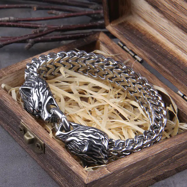 Men's Stainless Steel Dragon Bracelet