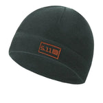 Olive green 5.11 tactical fleece beanie.

