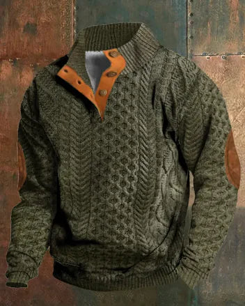 Men’s Sweater with 3D Digital Series Design