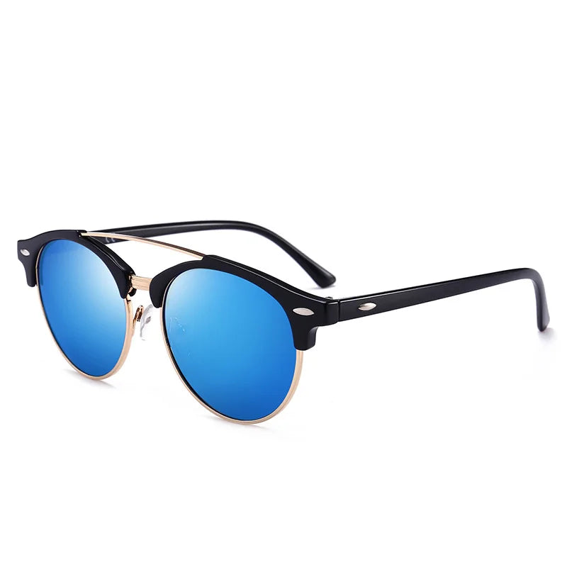 STOMART.CO.UK Round Polarized Sunglasses Men Sports Sunglasses Free Text