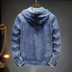 Men’s Trendy Denim Jacket with Hoodie
