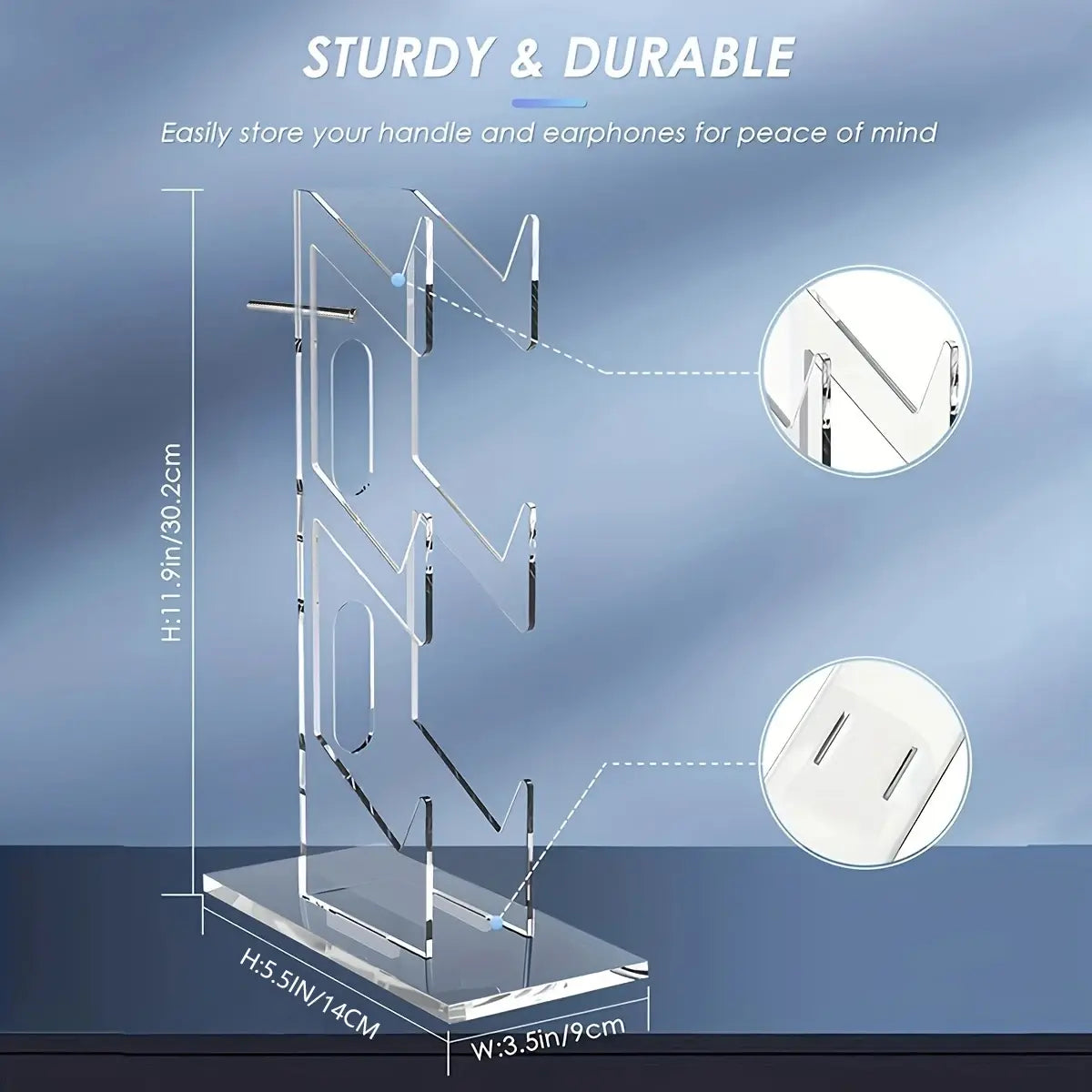 Universal 3-Layer Controller Stand Headset Holder