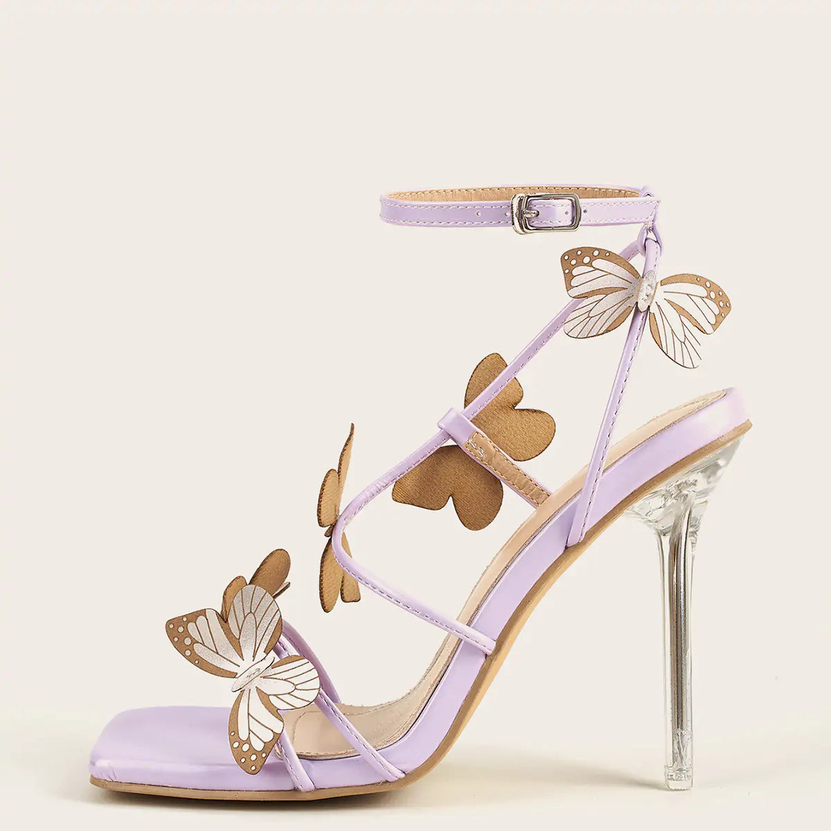 High Heel Fashion Butterfly Sandals