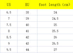 Non-slip Men's Italian Sandals Size Chart
