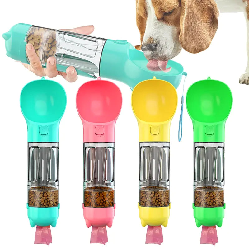 Multifunction Water Food Feeder Pet Bottle
