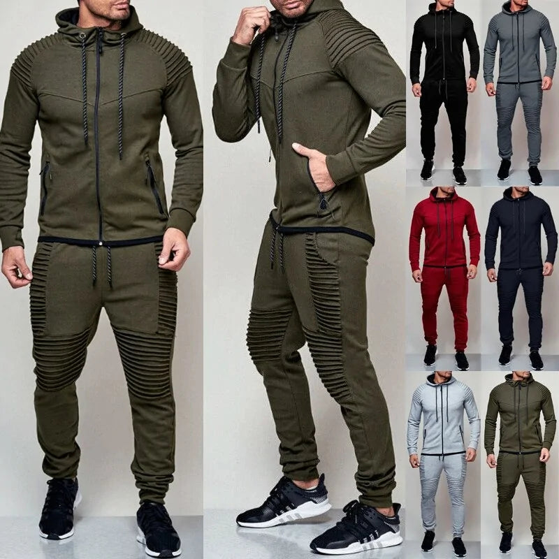 "2-piece men's autumn jogging suit"