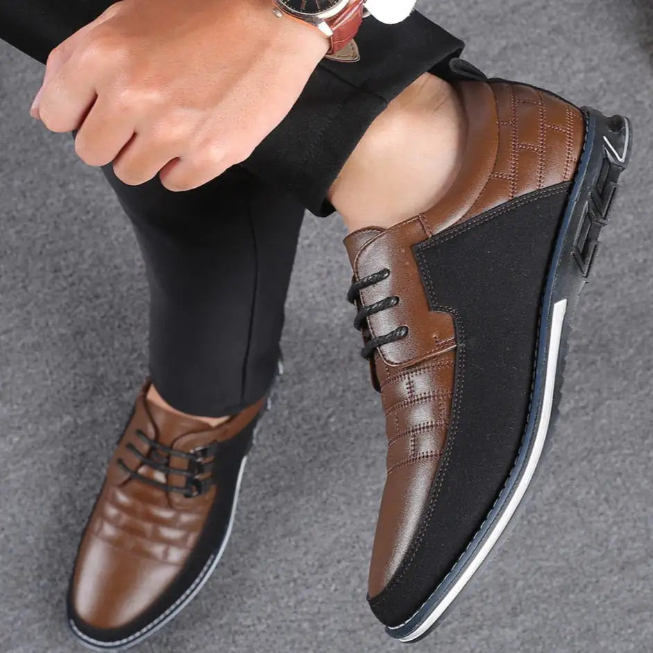 Timeless Leather Lace-Up Shoes