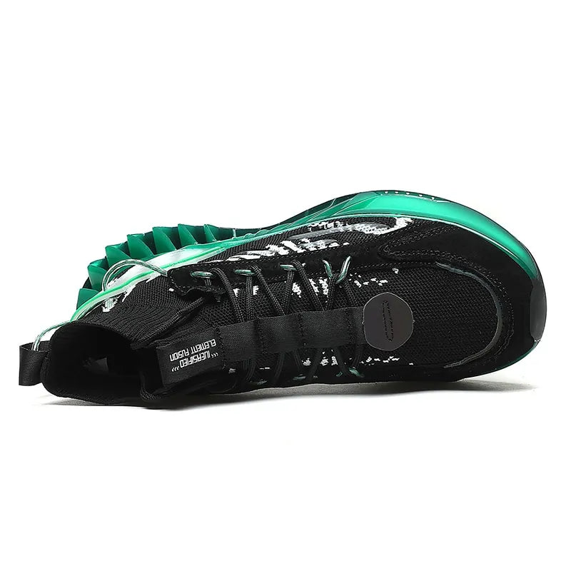Men’s Athletic Blade Sole Trainers for Sporty Looks