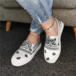 Fabric Slip-On Platform Shoes for Women