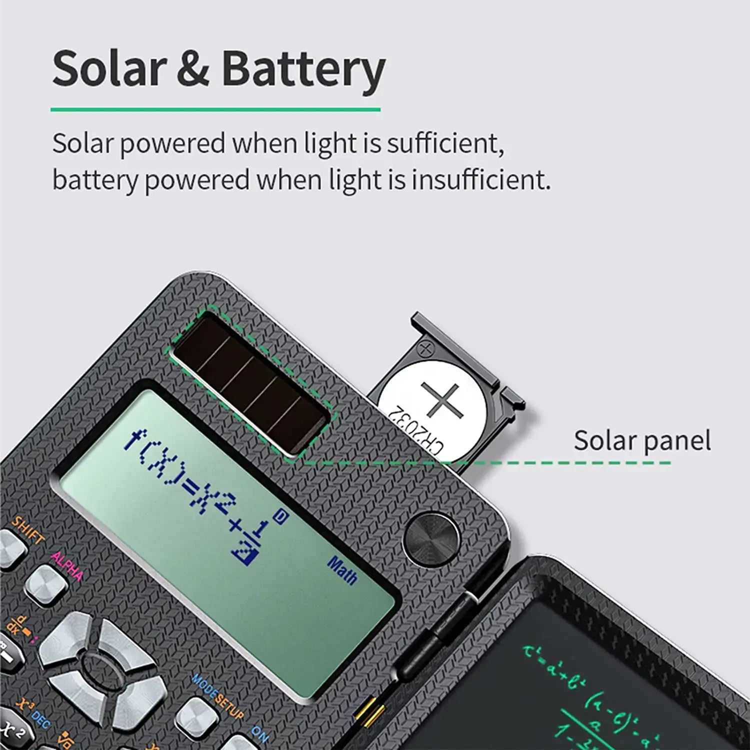 Math Calculator with Jotting Surface