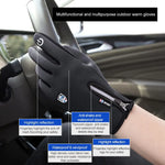 Men's Warm Winter Ski Gloves