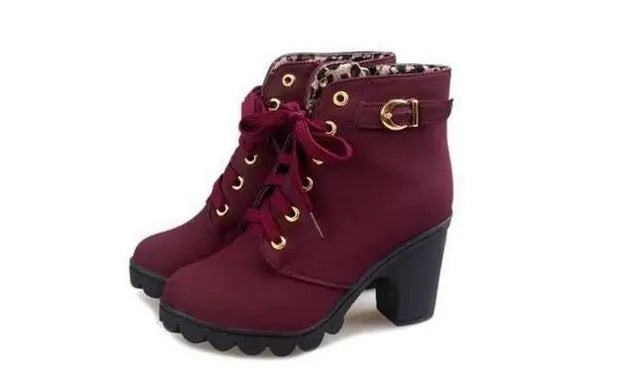 Durable Heeled Boots