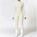 Women's Flex Fit Zippered Yoga Bodysuit