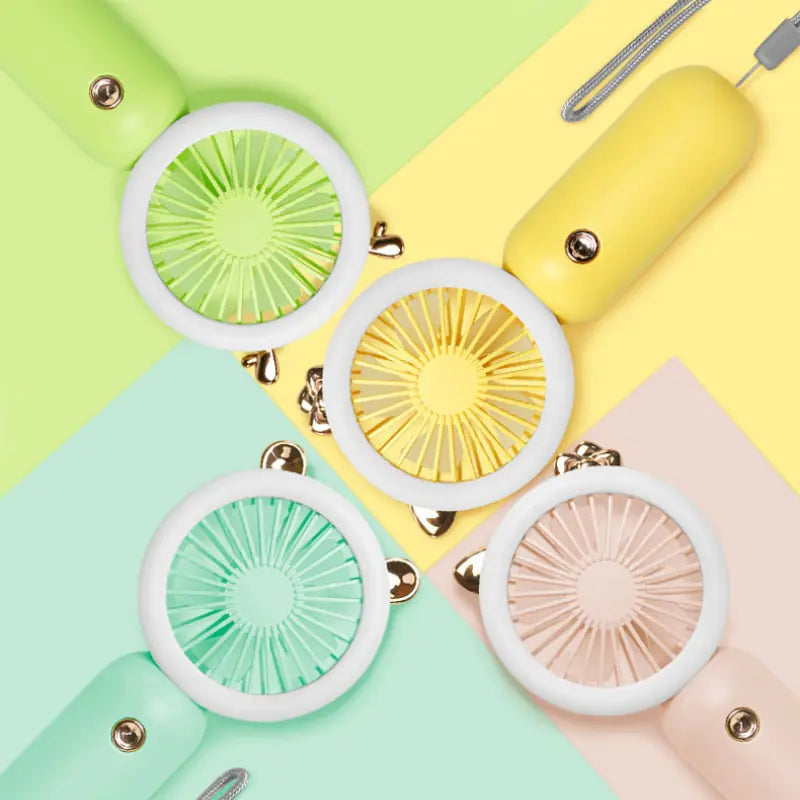 Handheld USB Rechargeable Mini Fan